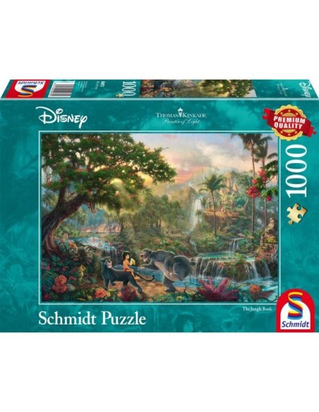 PQ Puzzle 1000 el. THOMAS KINKADE Księga dżungli (Disney) Schmidt Spiele Schmidt Spiele