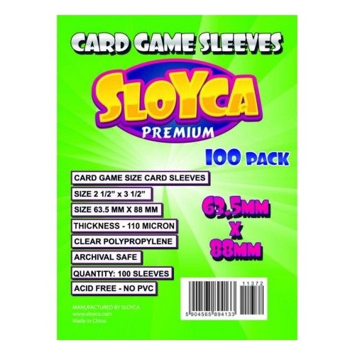 SLOYCA Koszulki Standard CCG Premium (63,5 x 88mm) 100 szt. Sloyca Sloyca