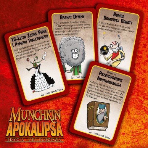 Munchkin Apokalipsa - Edycja jubileuszowa Imprezowe Black Monk