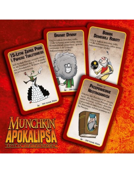 Munchkin Apokalipsa - Edycja jubileuszowa Imprezowe Black Monk