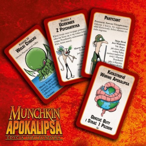 Munchkin Apokalipsa - Edycja jubileuszowa Imprezowe Black Monk