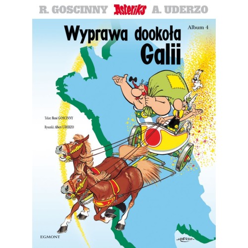 Asteriks. Wyprawa dookoła Galii. Tom 4. Komiksy dla dzieci i młodzieży Egmont