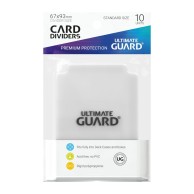 Card Dividers Standard Size Transparent (10) Ultimate Guard Ultimate Guard