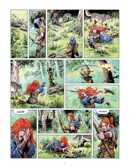 Thorgal - Młodzieńcze lata- 6 - Lodowy drakkar (twarda oprawa) Komiksy fantasy Egmont