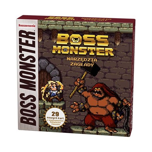 Boss Monster: Narzędzia zagłady Dodatki do Gier Planszowych Muduko