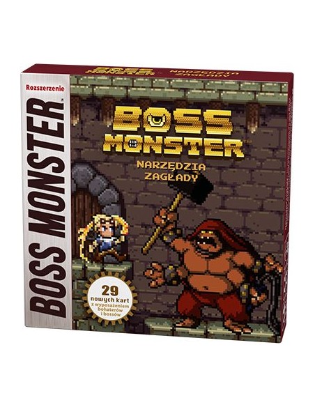 Boss Monster: Narzędzia zagłady Dodatki do Gier Planszowych Muduko