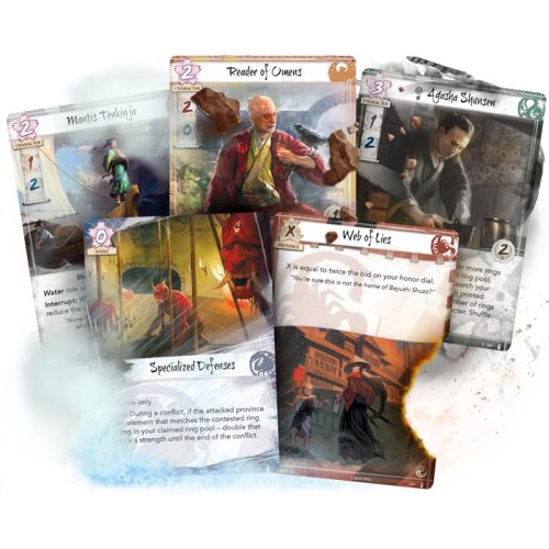 L5R LCG: Elements Unbound Elemental Cycle - Dynasty Packs Fantasy Flight Games