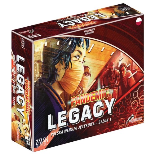 Pandemic (Pandemia) Legacy: Sezon 1 (edycja czerwona) Gry Legacy Rebel