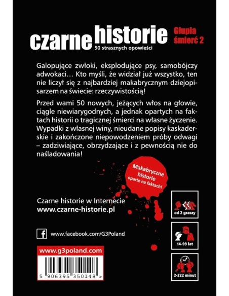 Czarne historie - Głupia śmierć 2 Imprezowe G3