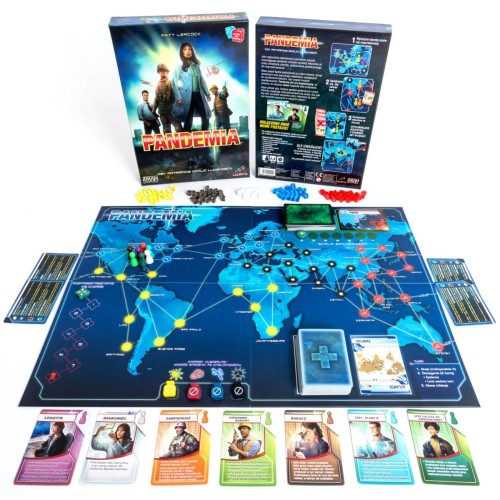 Pandemia (polska edycja Pandemic) Gry dla jednego gracza Lacerta Pandemia (polska edycja Pandemic) Gry dla jednego gracza Lacerta