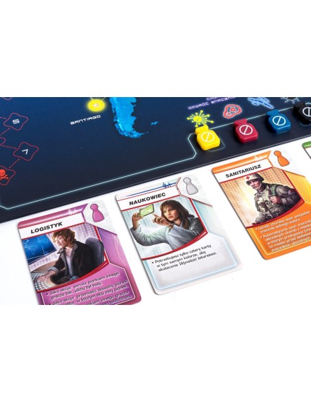 Pandemia (polska edycja Pandemic) Gry dla jednego gracza Lacerta Pandemia (polska edycja Pandemic) Gry dla jednego gracza Lacerta