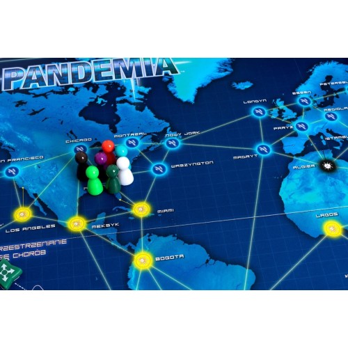 Pandemia (polska edycja Pandemic) Gry dla jednego gracza Lacerta Pandemia (polska edycja Pandemic) Gry dla jednego gracza Lacerta
