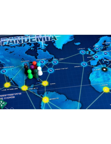 Pandemia (polska edycja Pandemic) Gry dla jednego gracza Lacerta Pandemia (polska edycja Pandemic) Gry dla jednego gracza Lacerta