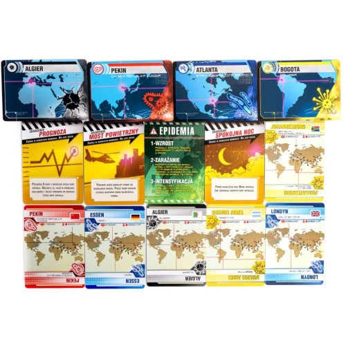 Pandemia (polska edycja Pandemic) Gry dla jednego gracza Lacerta Pandemia (polska edycja Pandemic) Gry dla jednego gracza Lacerta