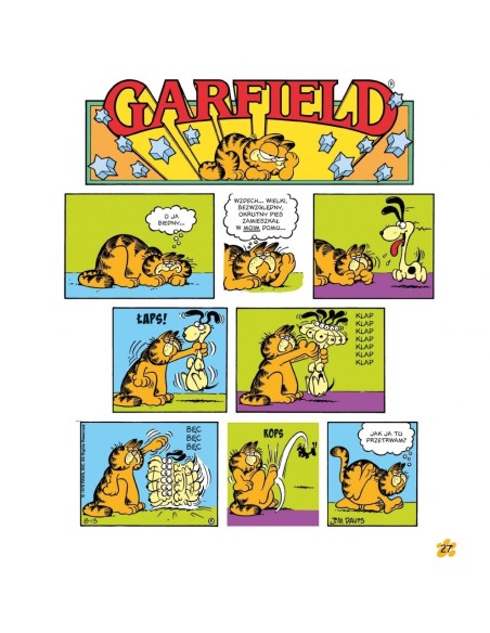 Garfield. Tłusty koci trójpak. Tom 1 Komiksy pełne humoru Egmont
