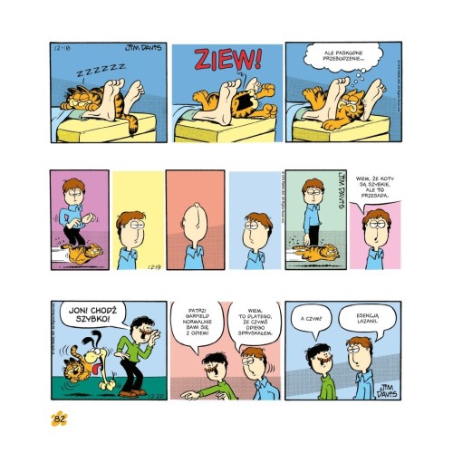 Garfield. Tłusty koci trójpak. Tom 1 Komiksy pełne humoru Egmont
