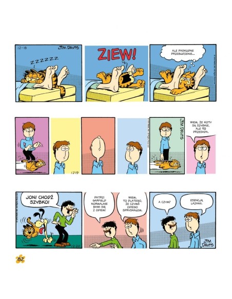 Garfield. Tłusty koci trójpak. Tom 1 Komiksy pełne humoru Egmont
