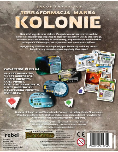 Terraformacja Marsa: Kolonie Terraformacja Marsa Rebel Terraformacja Marsa: Kolonie Terraformacja Marsa Rebel