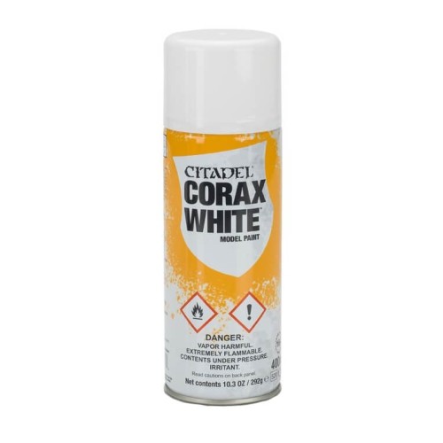 Corax White Spray Spraye Citadel Games Workshop