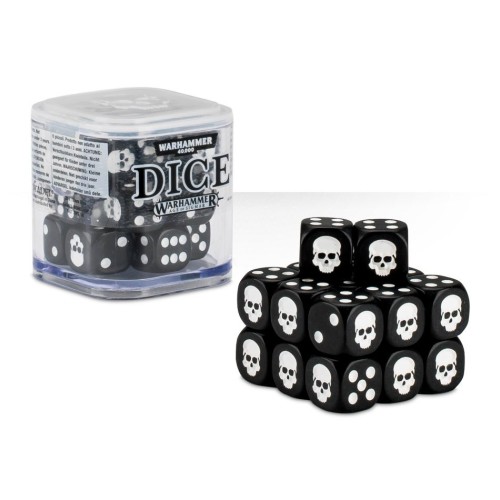 Dice Cube - Black Zestawy kości Games Workshop