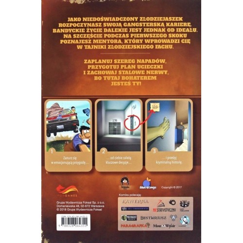 Komiks paragrafowy - To jest napad! Gry paragrafowe Fox Games Komiks paragrafowy - To jest napad! Gry paragrafowe Fox Games
