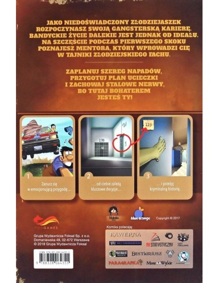 Komiks paragrafowy - To jest napad! Gry paragrafowe Fox Games Komiks paragrafowy - To jest napad! Gry paragrafowe Fox Games