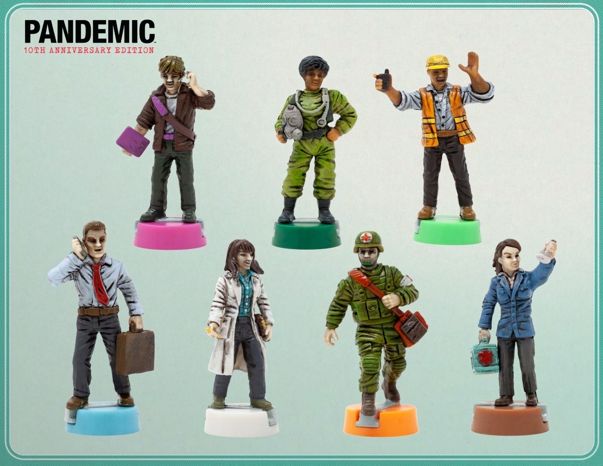 Pandemic: Pomalowane figurki