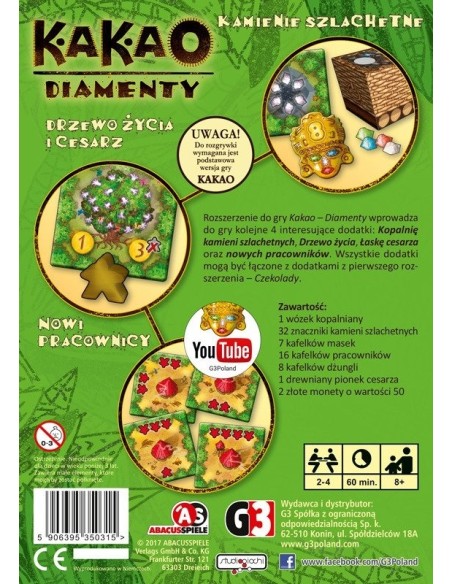 Kakao - rozszerzenie 2. (Diamenty) Pozostałe gry G3