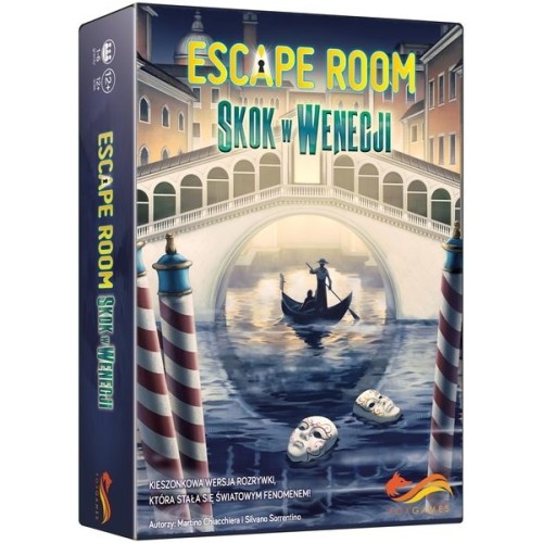 Escape Room. Skok w Wenecji Gry Dedukcji Fox Games