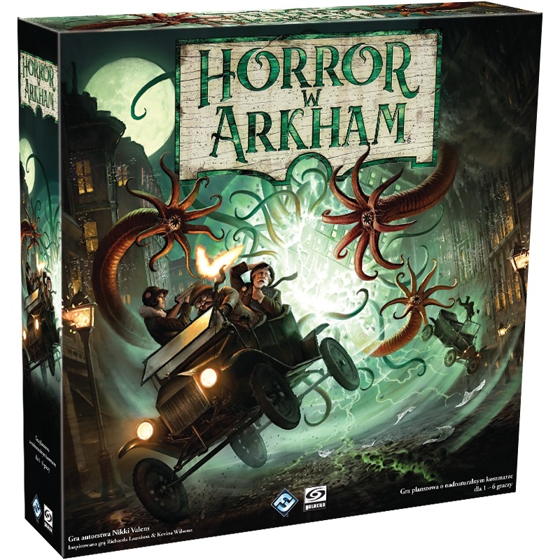 Horror w Arkham 3. Edycja + WORECZEK Z DREWNIANĄ ZAWIESZKĄ