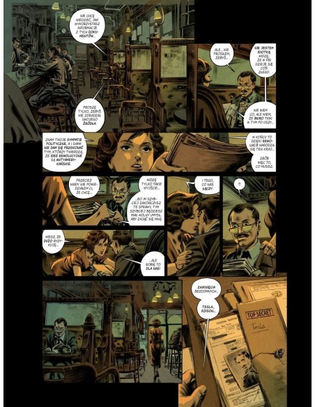 Trzy duchy Tesli. Spisek prawdziwych ludzi. Tom 2 Komiksy fantasy Egmont