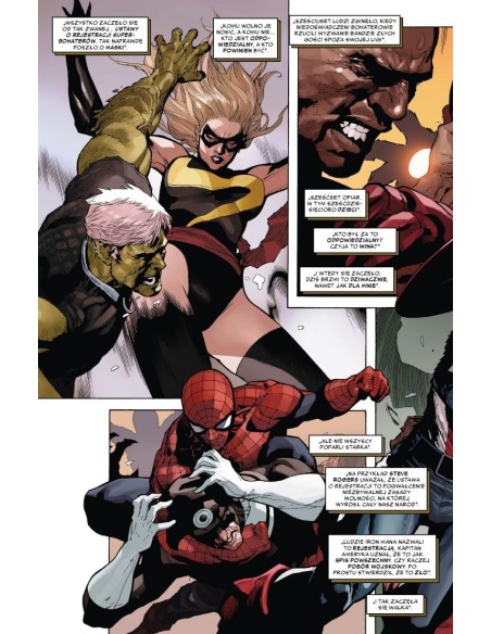 Tajne wojny. Wojna domowa Komiksy z uniwersum Marvela Egmont