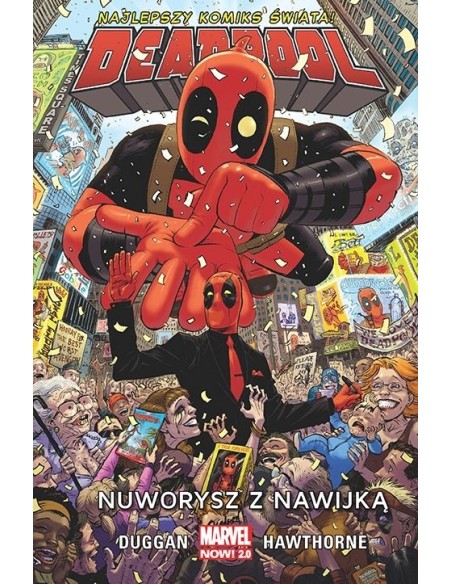 Deadpool. Nuworysz z nawijką. Tom 1 Komiksy z uniwersum Marvela Egmont Deadpool. Nuworysz z nawijką. Tom 1 Komiksy z uniwersum Marvela Egmont