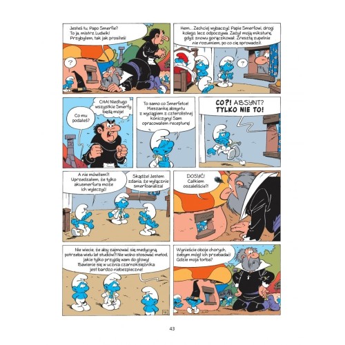 Smerf Doktor. Tom 18 Komiksy dla dzieci i młodzieży Egmont Smerf Doktor. Tom 18 Komiksy dla dzieci i młodzieży Egmont