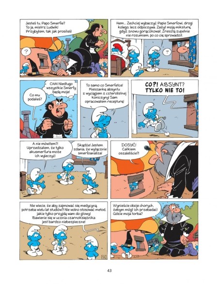 Smerf Doktor. Tom 18 Komiksy dla dzieci i młodzieży Egmont Smerf Doktor. Tom 18 Komiksy dla dzieci i młodzieży Egmont
