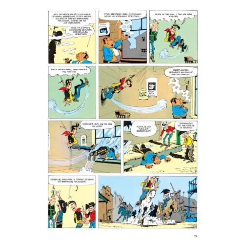 Lucky Luke. Uwaga na Niebieskie Stopy. Tom 10 Komiksy pełne humoru Egmont