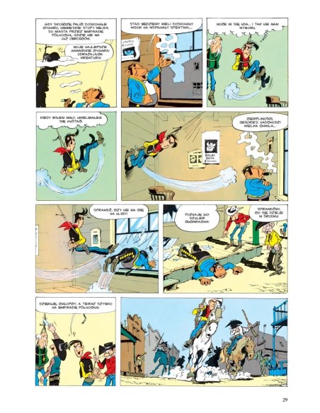 Lucky Luke. Uwaga na Niebieskie Stopy. Tom 10 Komiksy pełne humoru Egmont