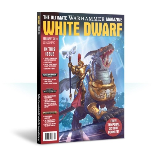 White Dwarf February 2019 Czasopisma o grach Games Workshop