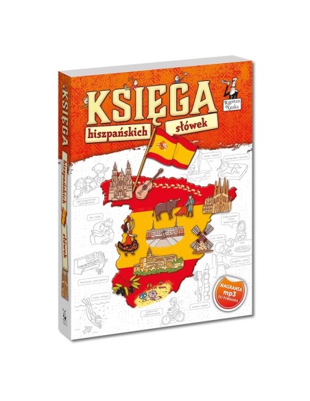 Kapitan Nauka: Księga hiszpańskich słówek Książki do nauki języka obcego Edgard