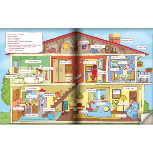 Kapitan Nauka: Księga hiszpańskich słówek Książki do nauki języka obcego Edgard