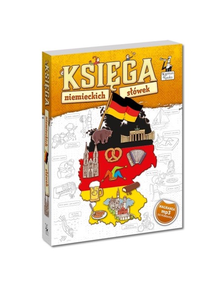 Kapitan Nauka: Księga niemieckich słówek Książki do nauki języka obcego Edgard