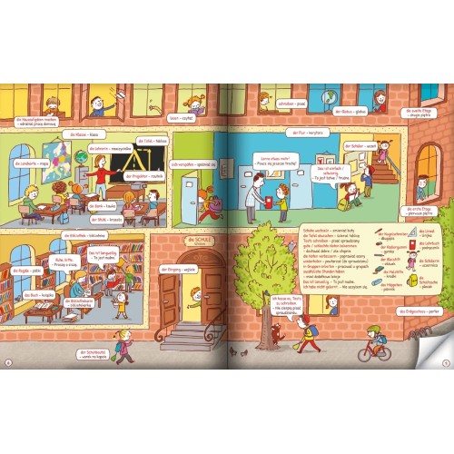 Kapitan Nauka: Księga niemieckich słówek Książki do nauki języka obcego Edgard