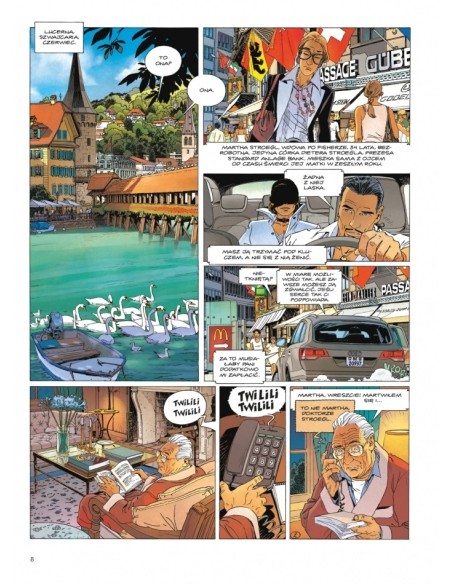 Largo Winch tom 7 Komiksy sensacyjne i thrillery Kurc