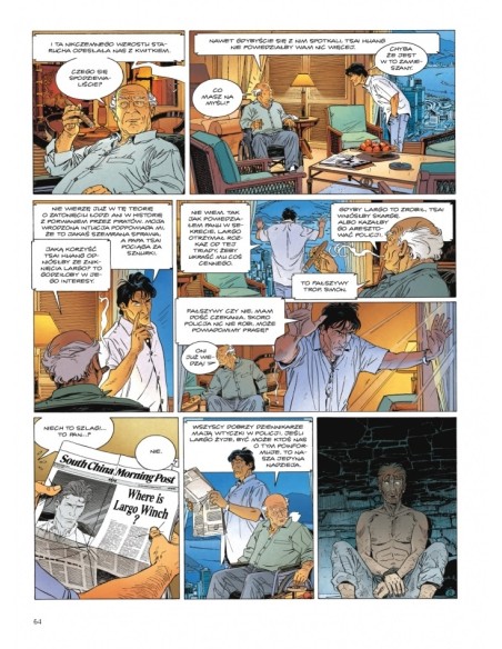 Largo Winch tom 6 Komiksy sensacyjne i thrillery Kurc