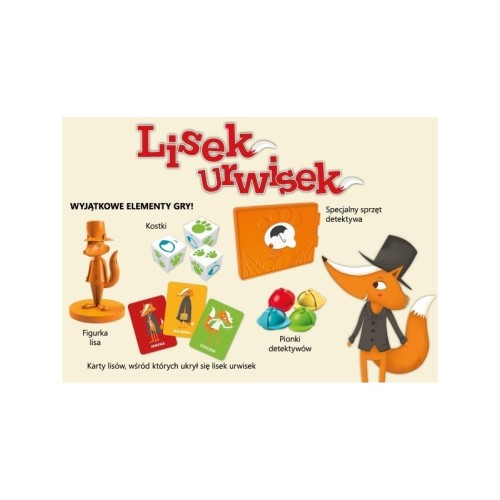 Lisek urwisek Gry Dedukcji Nasza Księgarnia