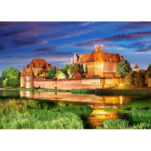 Puzzle 1000 el. Malbork - Polska Pejzaże Castorland