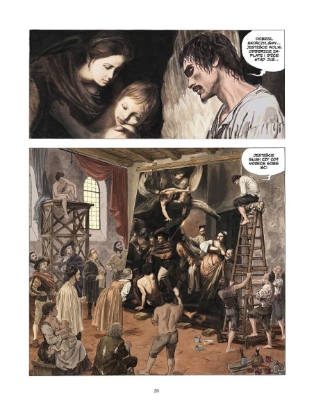 Caravaggio - 2 - Łaska Komiksy Obyczajowe Taurus Media