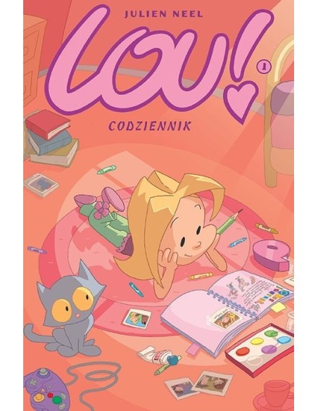 Lou! T.1 Codziennik Komiksy dla dzieci i młodzieży Egmont