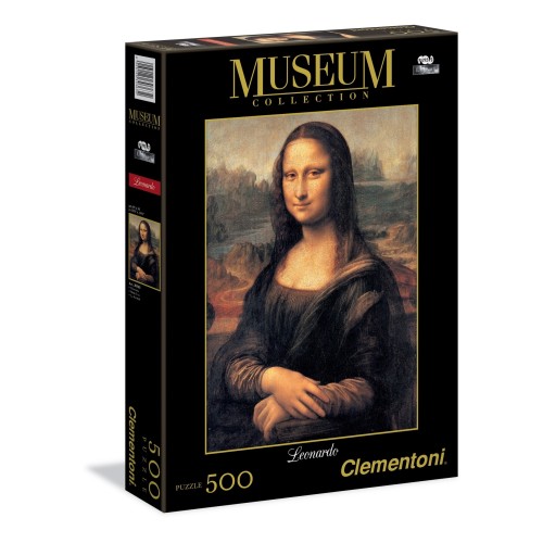 Puzzle 500 Leonardo: Mona Lisa - Museum Collection Malarstwo Clementoni