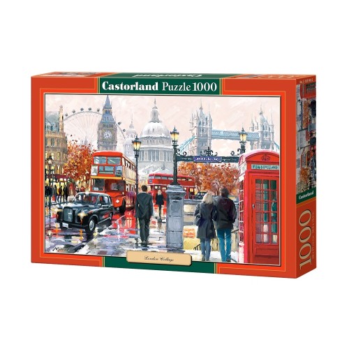 Puzzle 1000 el. LONDON COLLAGE Malarstwo Castorland